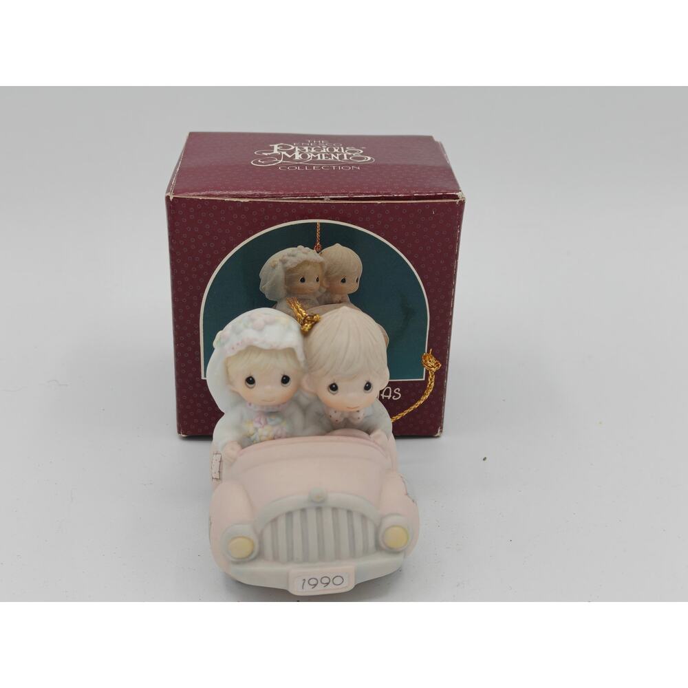 Precious Moments Our First Christmas Together Ornament 525324 1990 Enesco Boxed